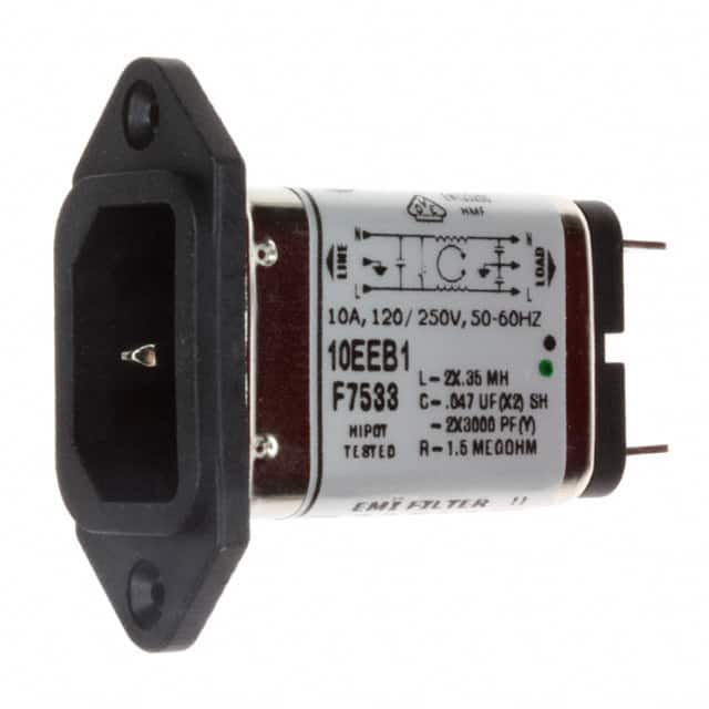 1-6609001-1 TE Connectivity Corcom Filters  Moduli di ingresso alimentazione (PEM)